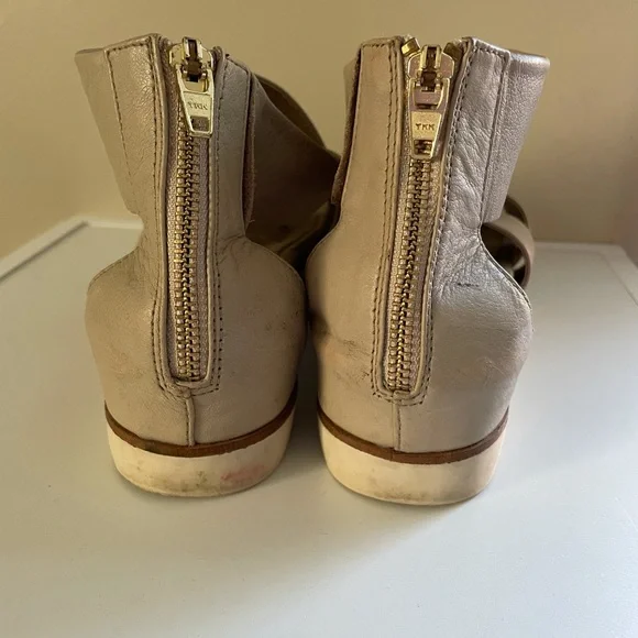 Bussola Potsdam sz 39 platform leather sandals “Pearl” super comfy!!! - Picture 7 of 12